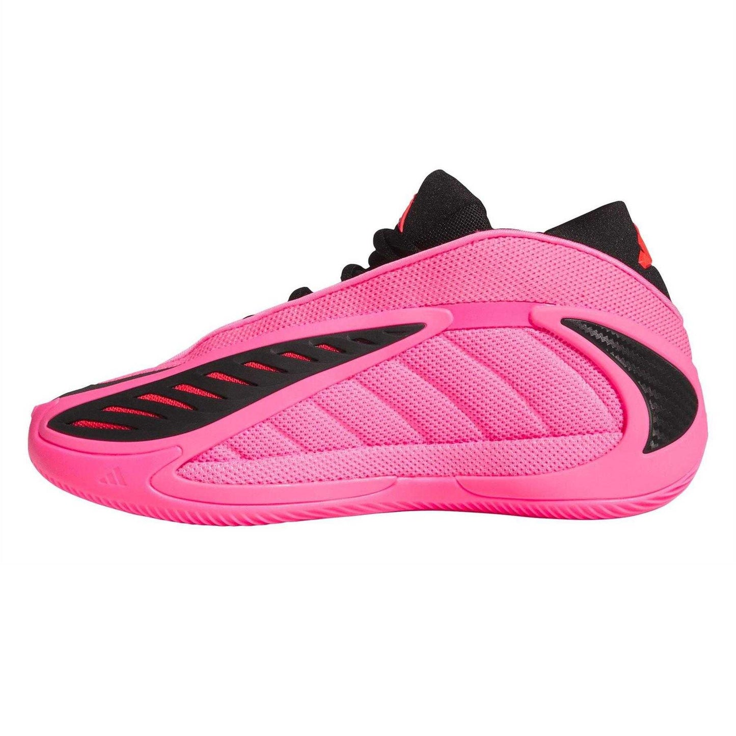 Pink-Black - Back - Adidas Boys Anthony Edwards Basketball Trainers