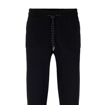 Black - Back - Boss Mens Lacri Tracksuit Bottoms