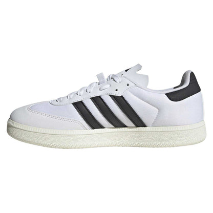 White - Side - Adidas Childrens-Kids Velosamba 3 Stripes Cycling Trainers
