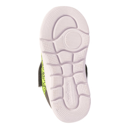 Charcoal-Lime - Lifestyle - Skechers Childrens-Kids Dinosaur Light Up Trainers