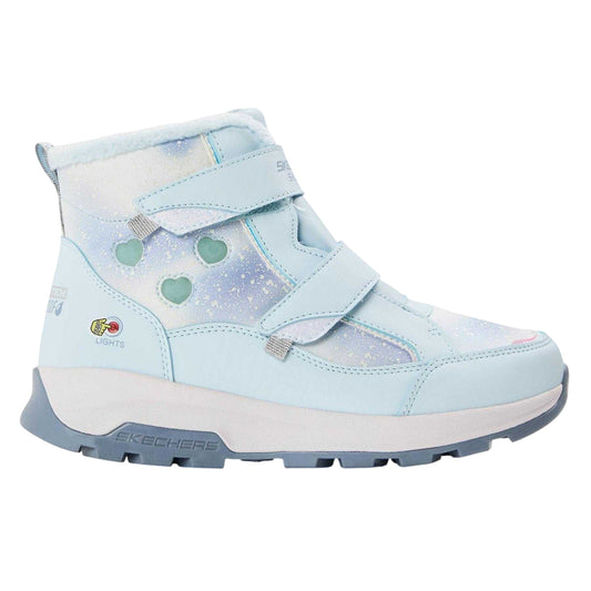 Light Blue - Front - Skechers Childrens-Kids Stormblazer Light Up Waterproof Walking Shoes