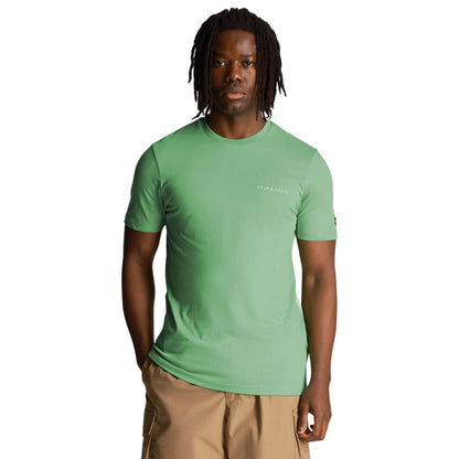 Green - Lifestyle - Lyle & Scott Mens Embroidered T-Shirt