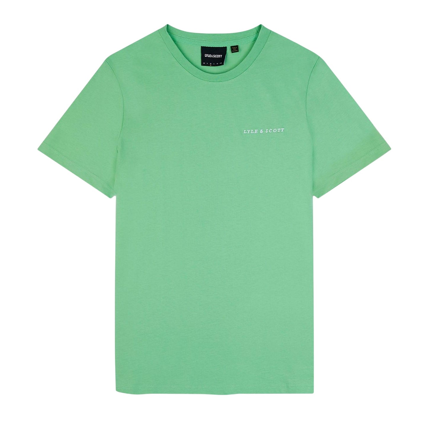 Green - Front - Lyle & Scott Mens Embroidered T-Shirt