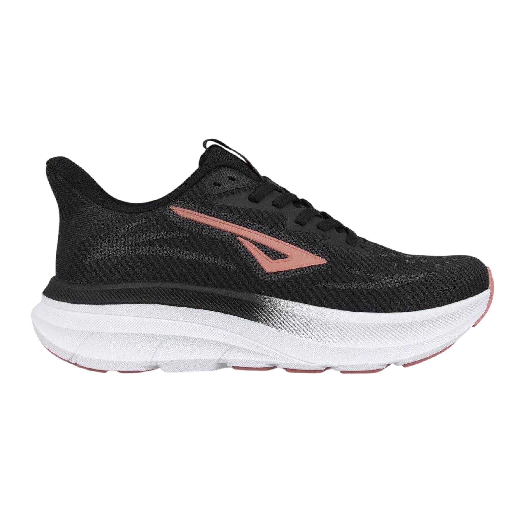 Black-Rose-Gold - Front - Karrimor Childrens-Kids Aintree Trainers