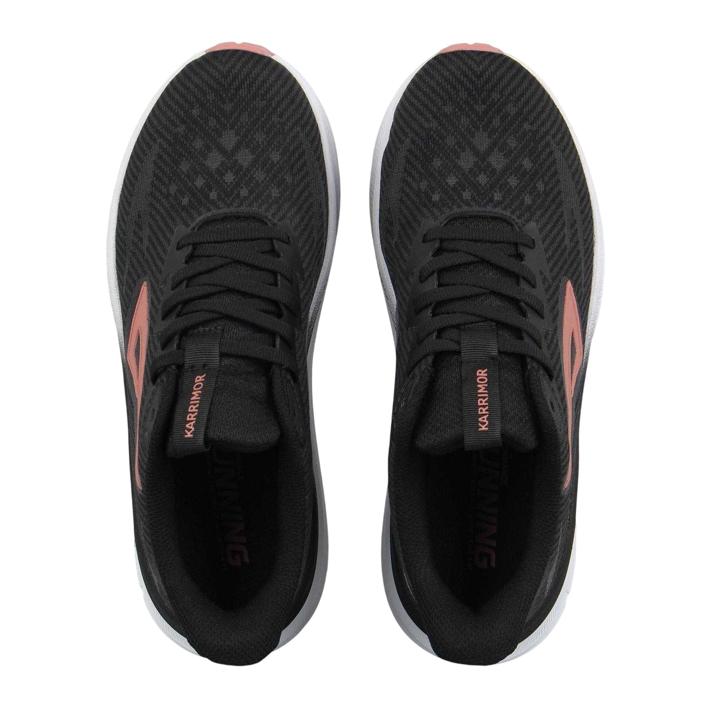 Black-Rose-Gold - Side - Karrimor Childrens-Kids Aintree Trainers