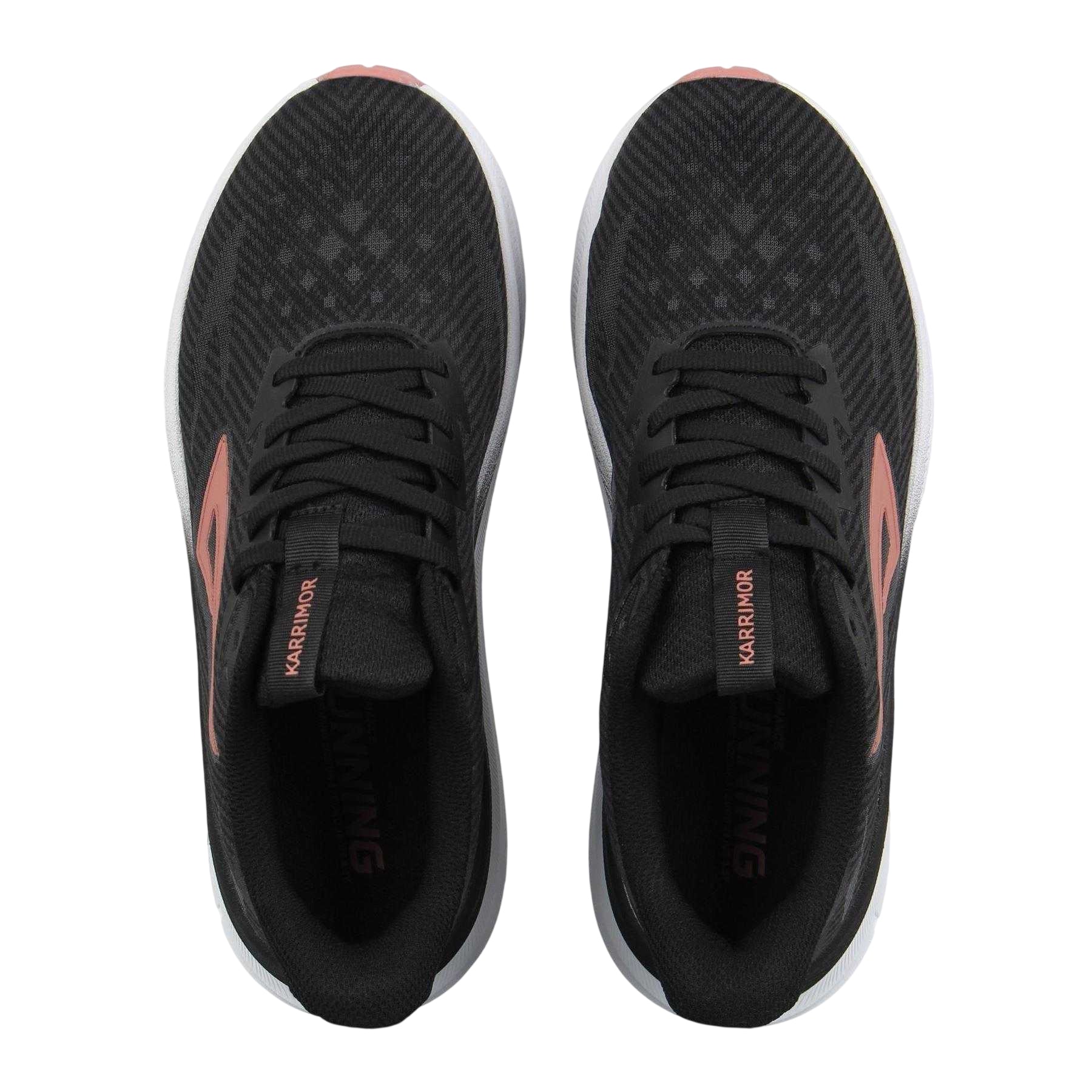 Black-Rose-Gold - Side - Karrimor Childrens-Kids Aintree Trainers