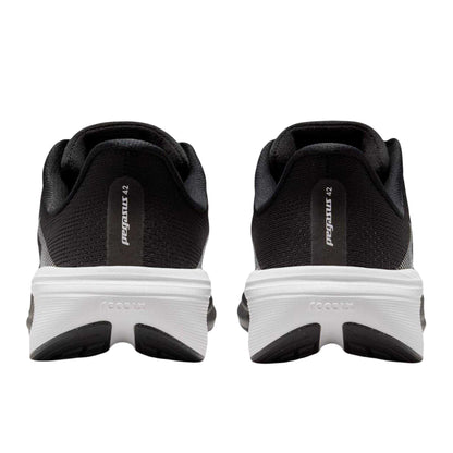 Black-White - Back - Nike Childrens-Kids Air Zoom Cushioned Running Shoes