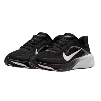Black-White - Lifestyle - Nike Childrens-Kids Air Zoom Cushioned Running Shoes