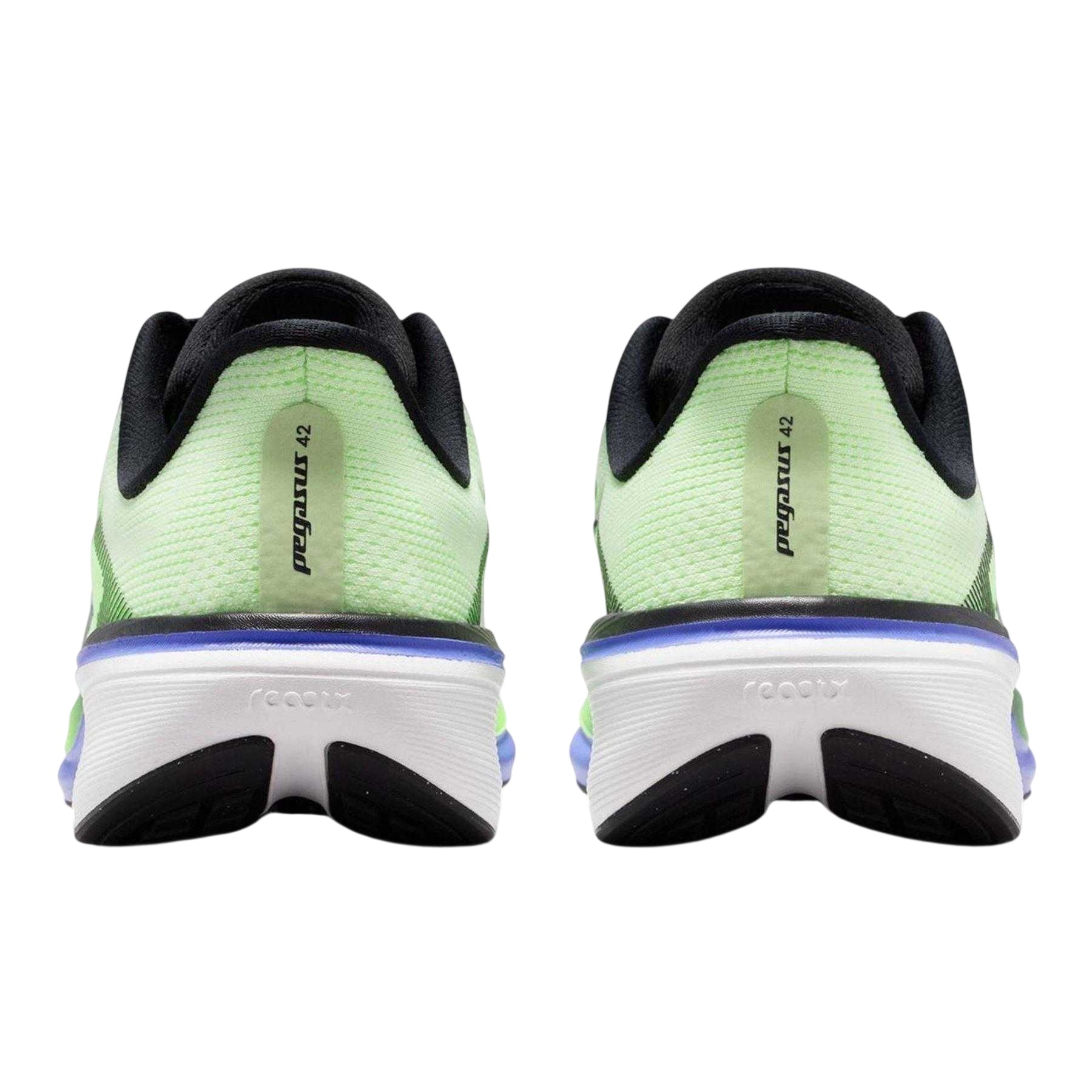 Volt-Tint-Lime - Back - Nike Childrens-Kids Air Zoom Cushioned Running Shoes