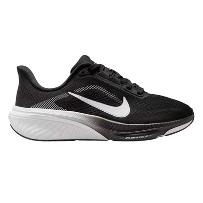 Black-White - Front - Nike Childrens-Kids Air Zoom Cushioned Running Shoes