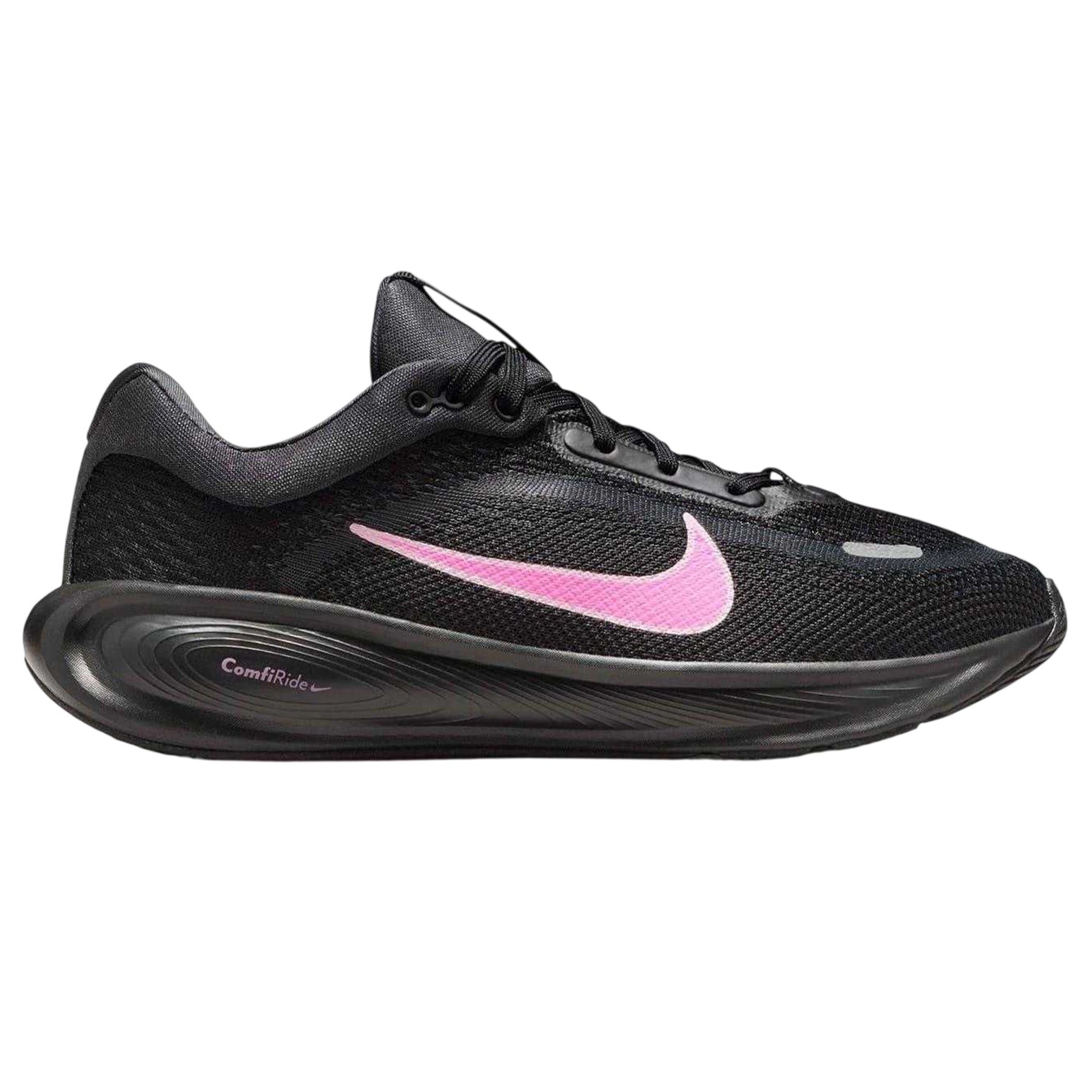 Black-Pink - Front - Nike Childrens-Kids Stellar Ride Runners Trainers