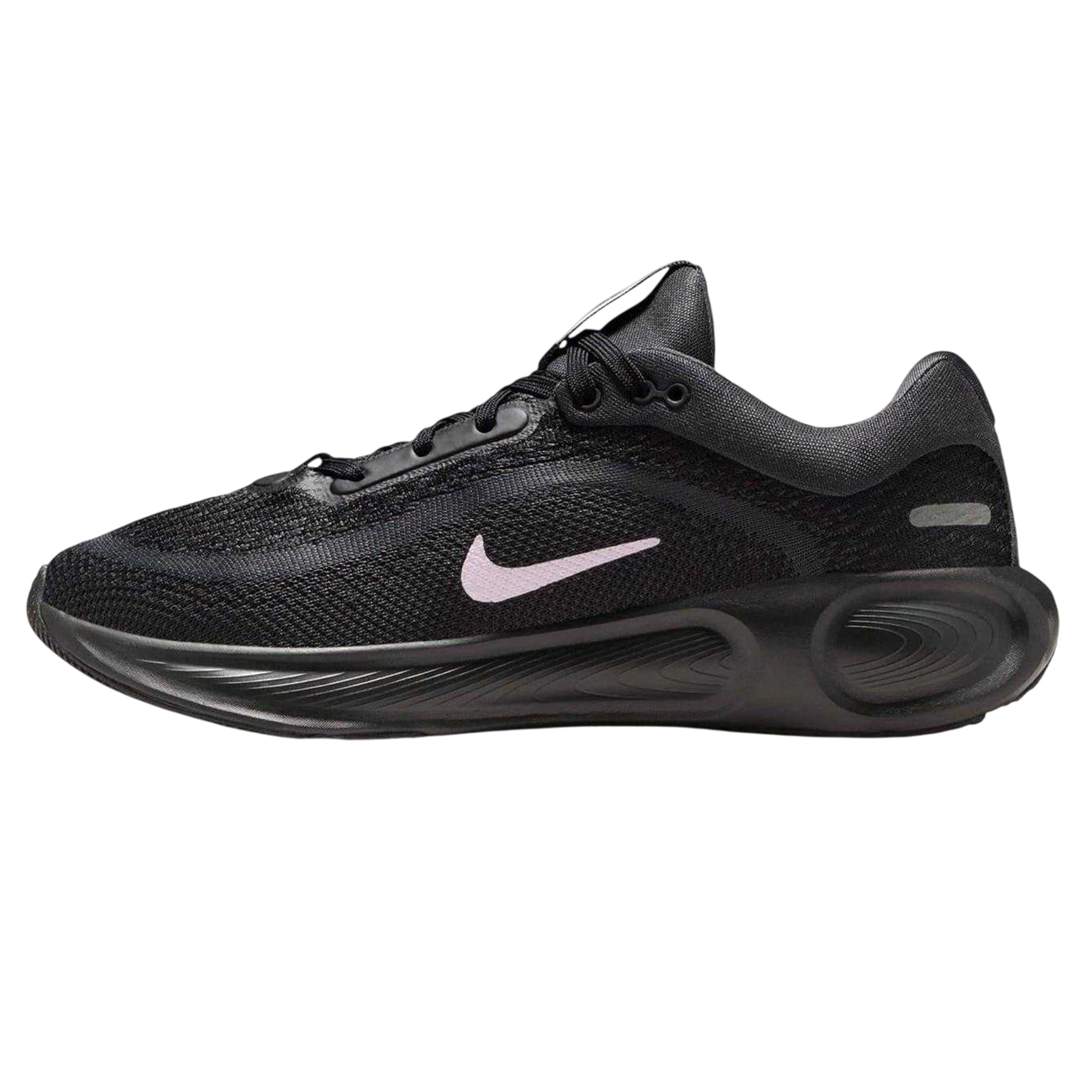 Black-Pink - Side - Nike Childrens-Kids Stellar Ride Runners Trainers