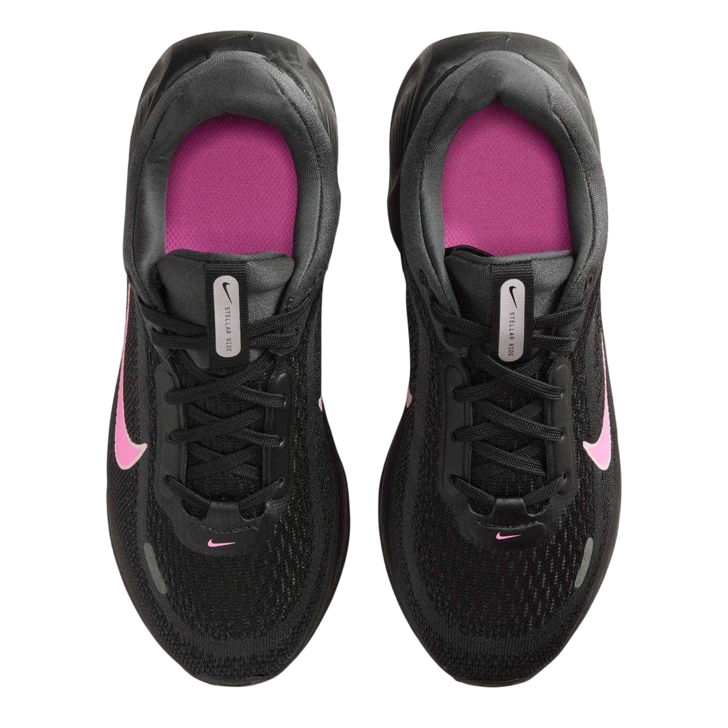Black-Pink - Lifestyle - Nike Childrens-Kids Stellar Ride Runners Trainers
