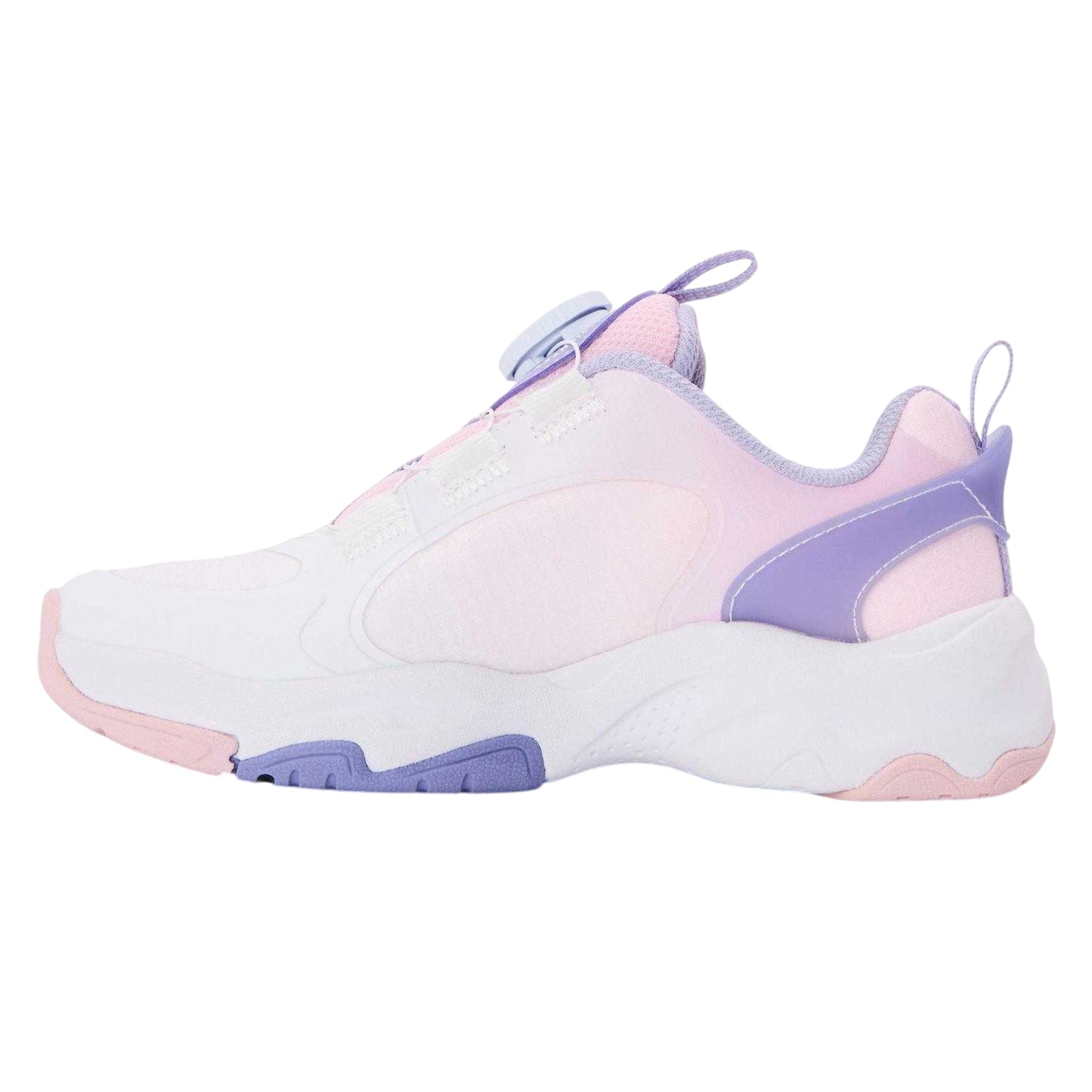 White-Purple - Back - Skechers Childrens-Kids Retrotech Contrast Trainers