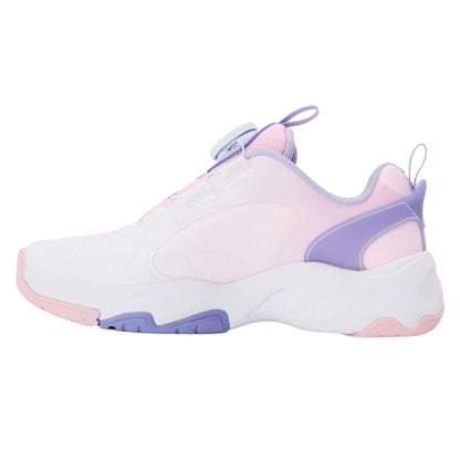 White-Purple - Back - Skechers Childrens-Kids Retrotech Contrast Trainers