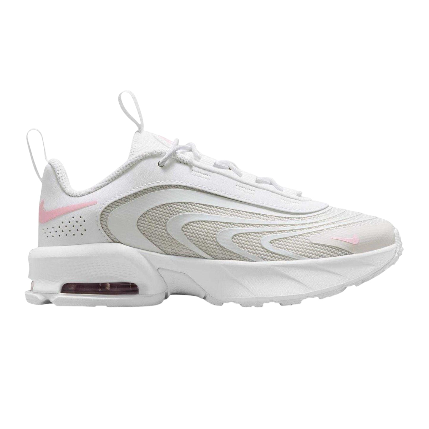 White-Pink - Front - Nike Childrens-Kids Air Max Fire Trainers