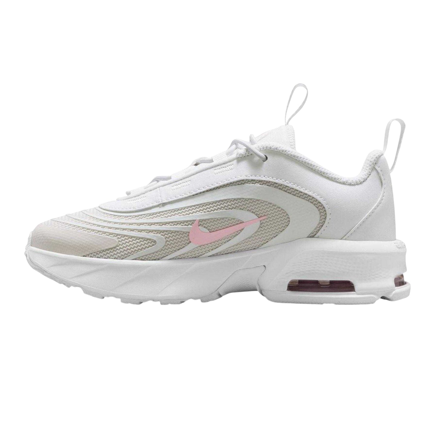 White-Pink - Back - Nike Childrens-Kids Air Max Fire Trainers