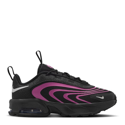 Black-Pink - Front - Nike Childrens-Kids Air Max Fire Trainers