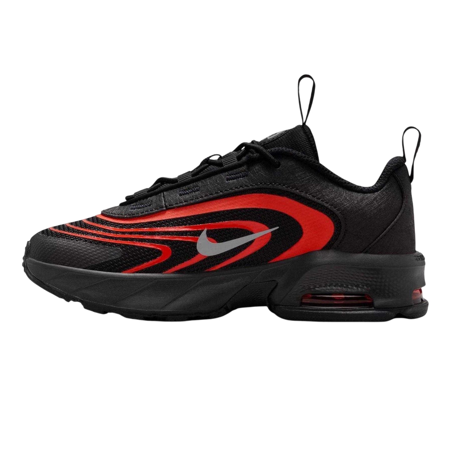 Black-Orange - Back - Nike Childrens-Kids Air Max Fire Trainers