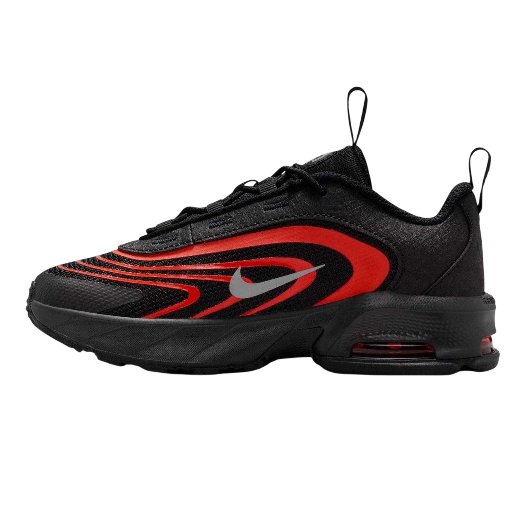 Black-Orange - Back - Nike Childrens-Kids Air Max Fire Trainers