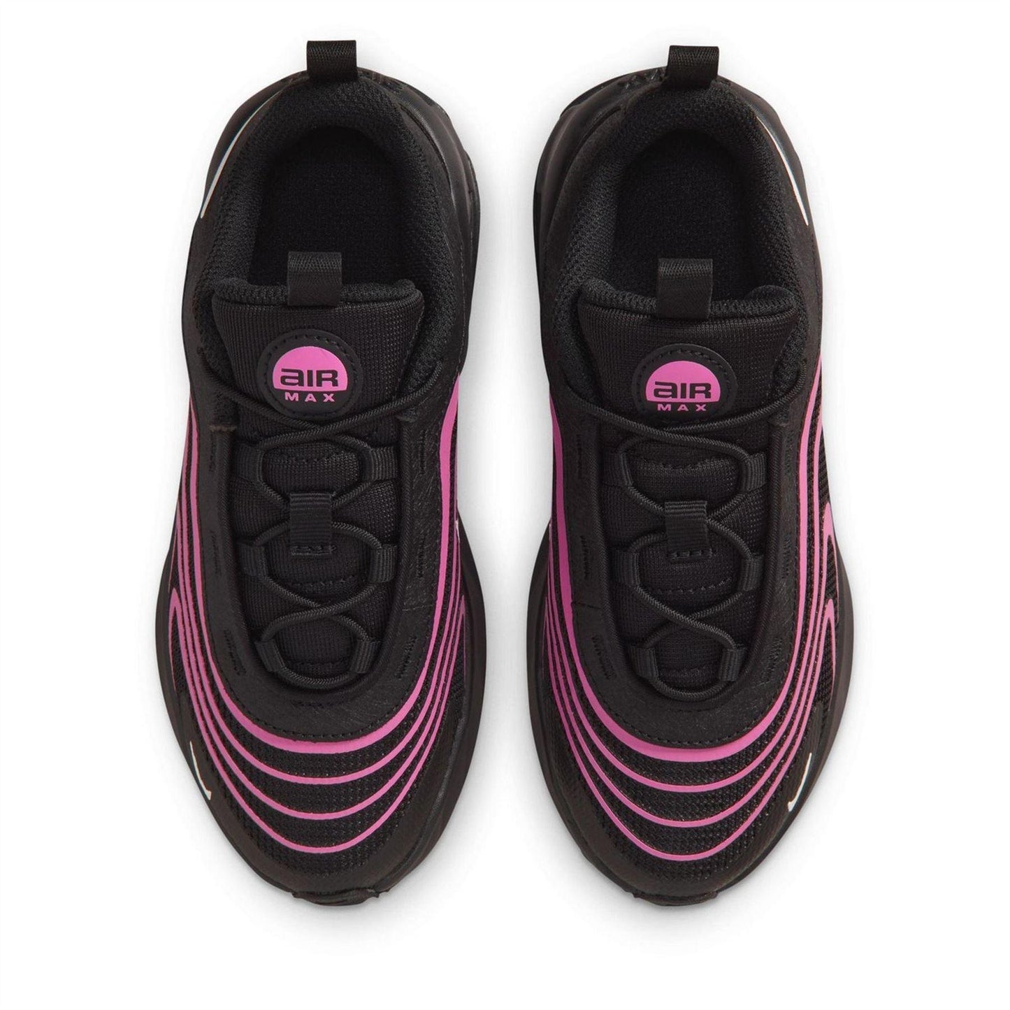 Black-Pink - Pack Shot - Nike Childrens-Kids Air Max Fire Trainers