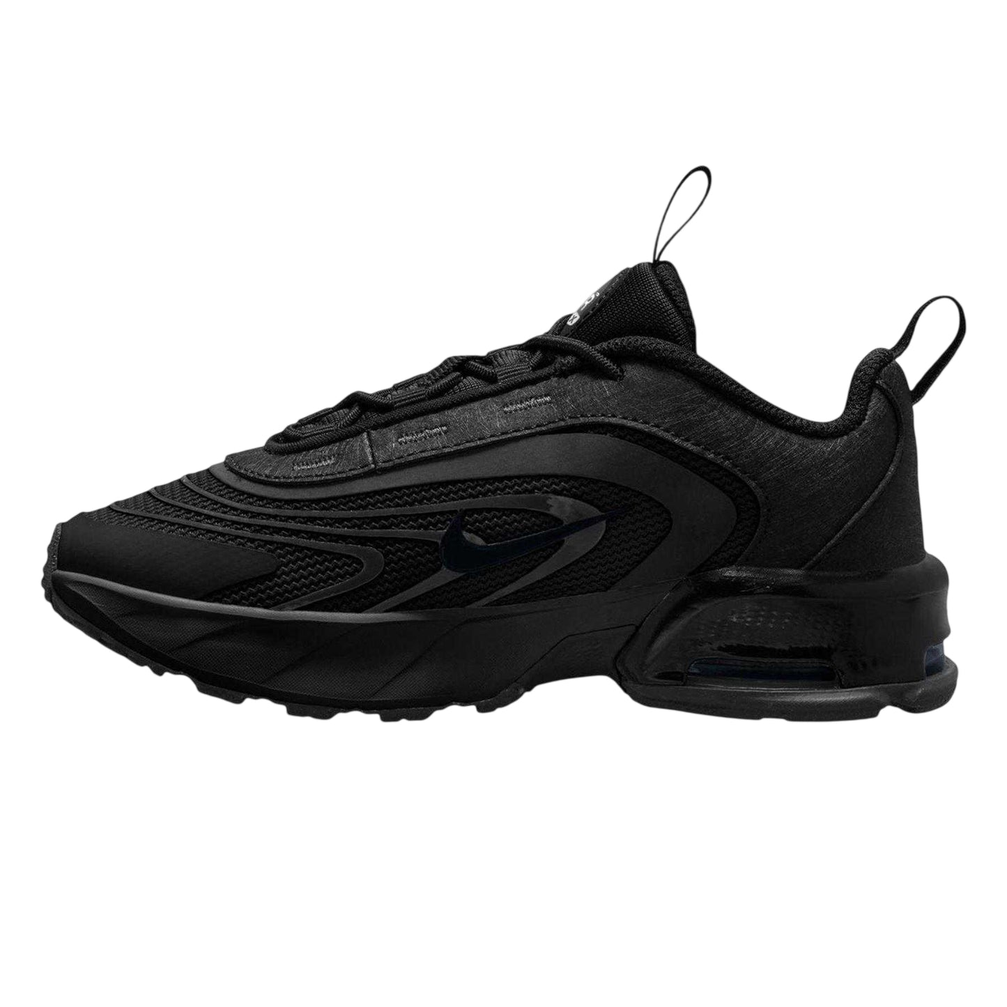 Triple Black - Back - Nike Childrens-Kids Air Max Fire Trainers