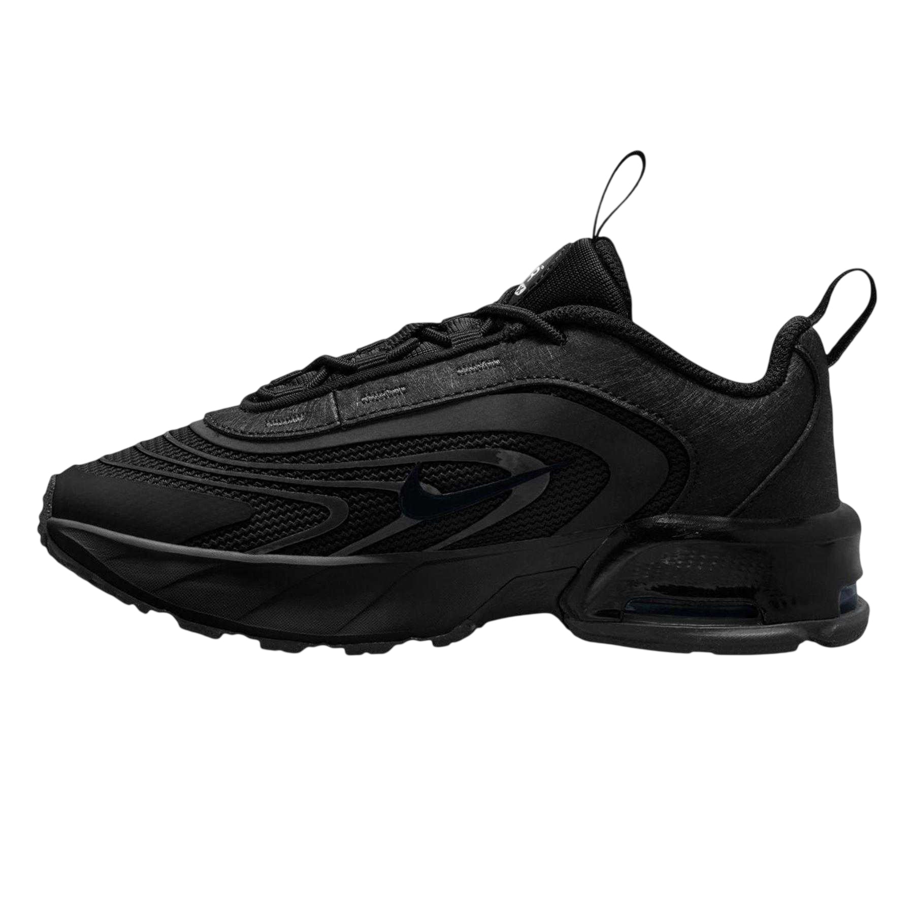 Triple Black - Back - Nike Childrens-Kids Air Max Fire Trainers