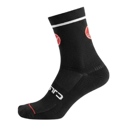Black - Back - Castelli Mens Entrata Socks