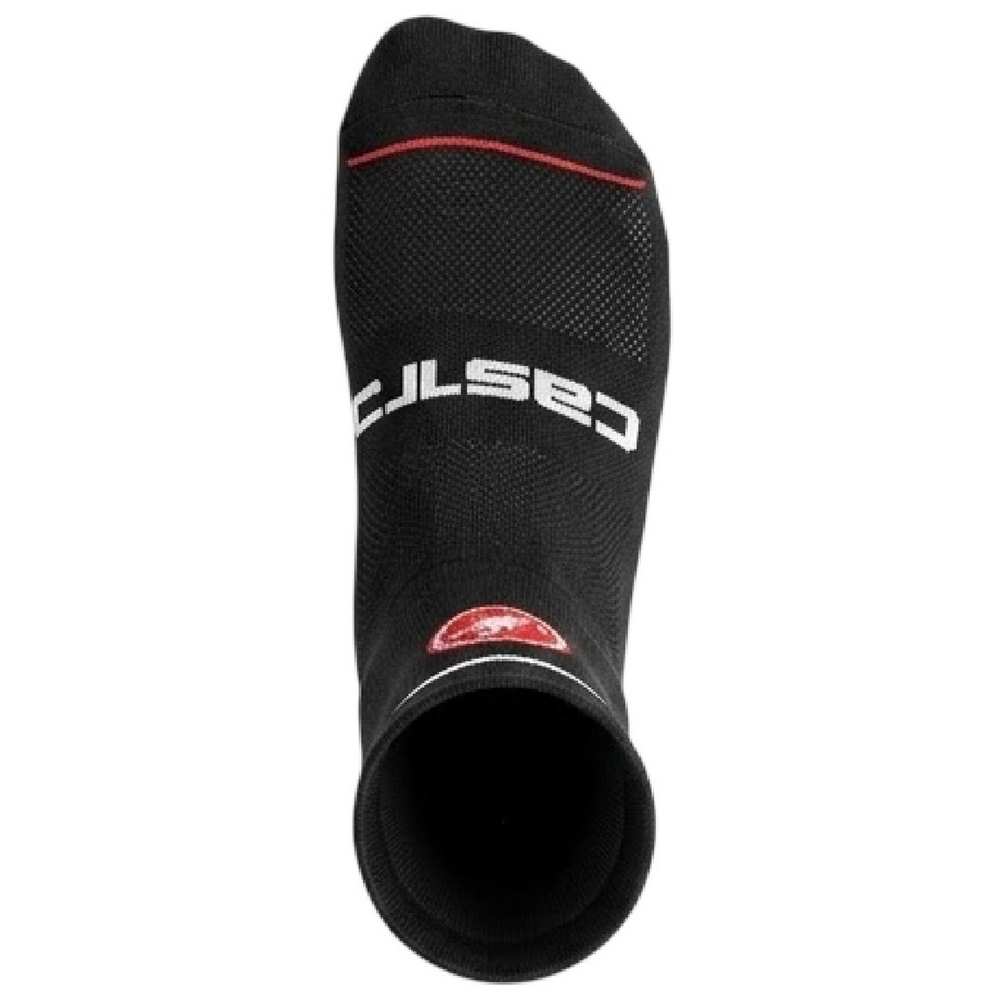 Black - Side - Castelli Mens Entrata Socks