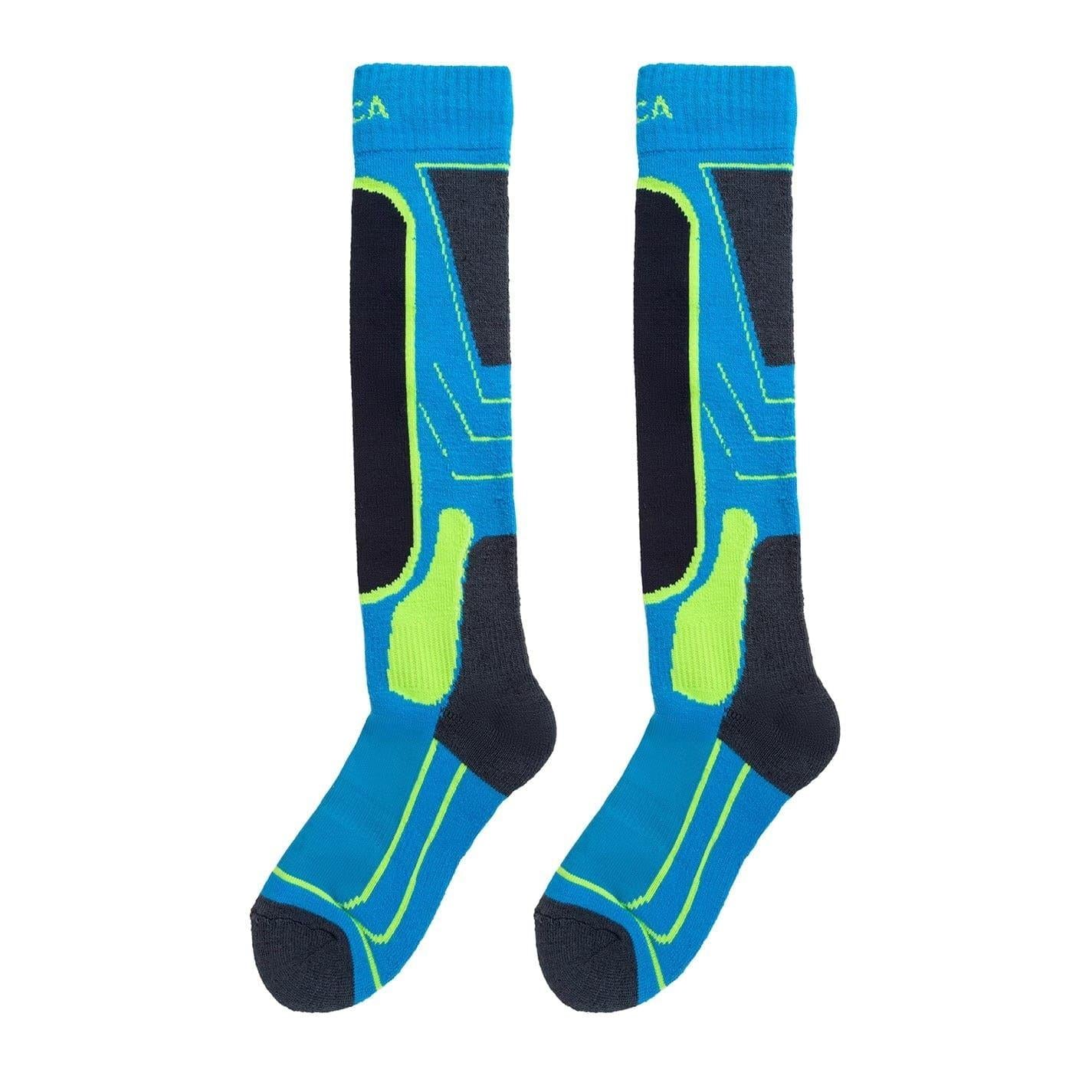 Blue - Front - Nevica Childrens-Kids Meribel Ski Socks (Pack of 2)