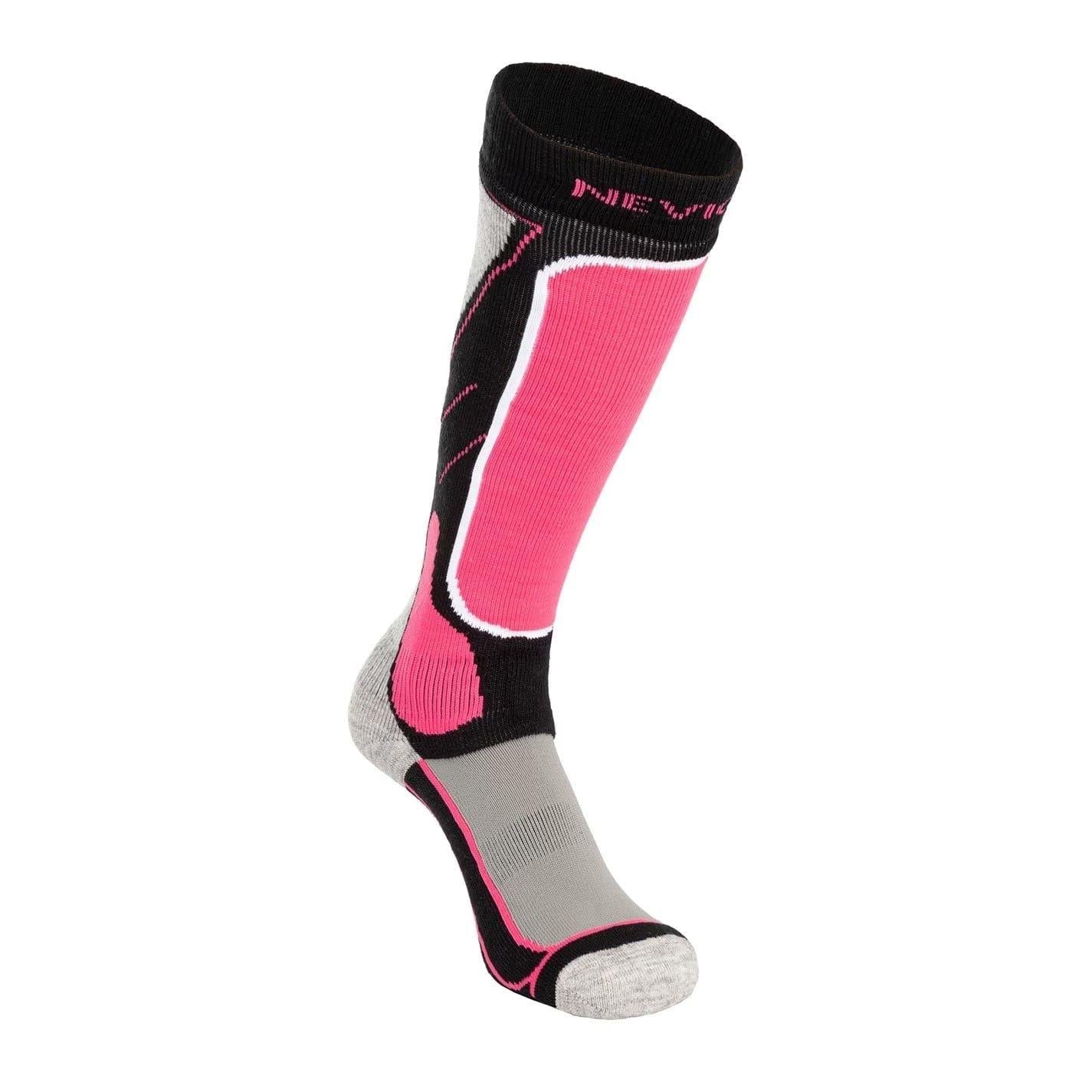 Pink - Back - Nevica Childrens-Kids Meribel Ski Socks (Pack of 2)