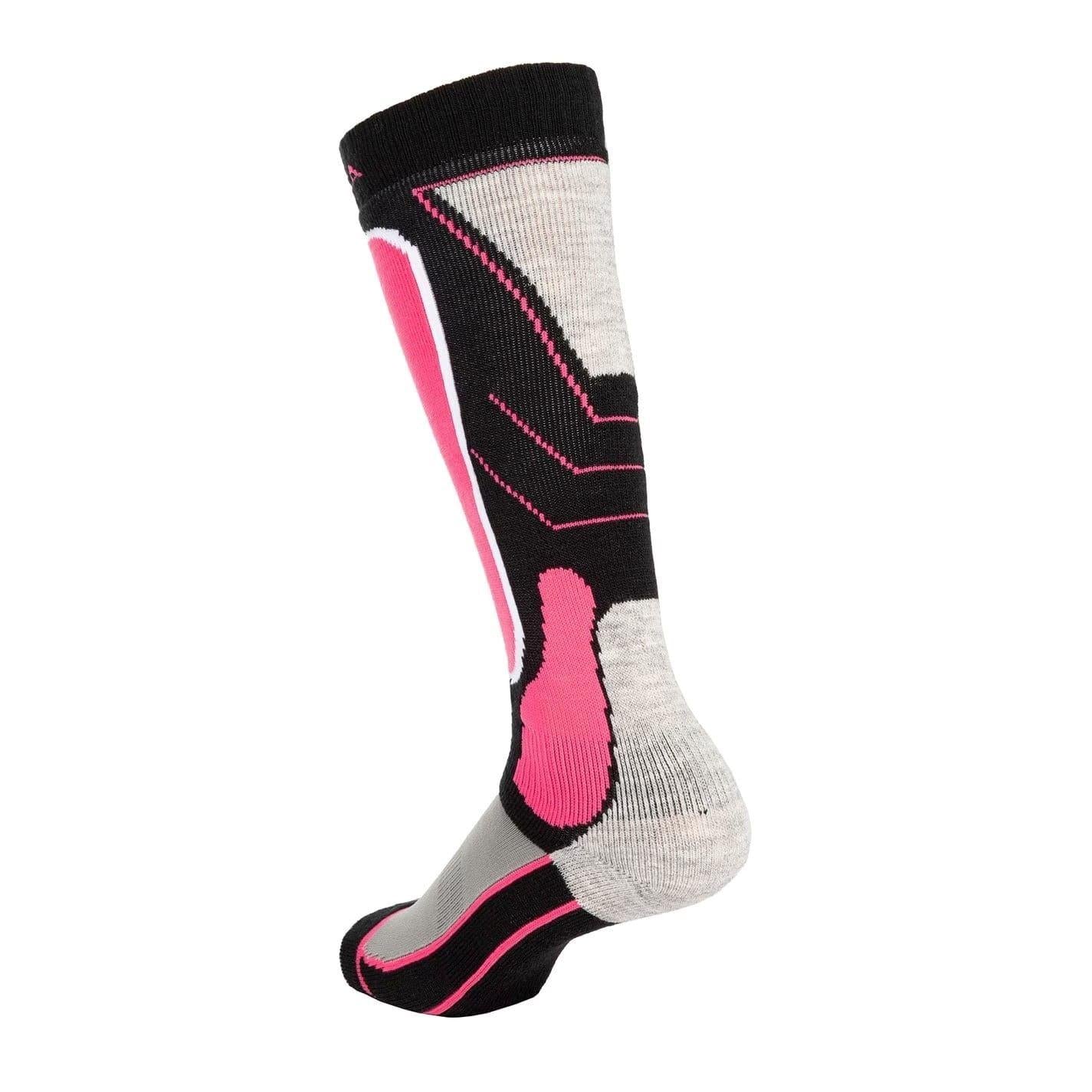 Pink - Side - Nevica Childrens-Kids Meribel Ski Socks (Pack of 2)