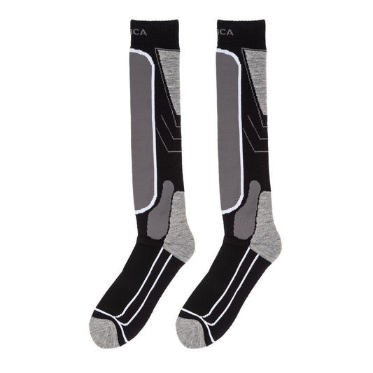 Black - Front - Nevica Childrens-Kids Meribel Ski Socks (Pack of 2)