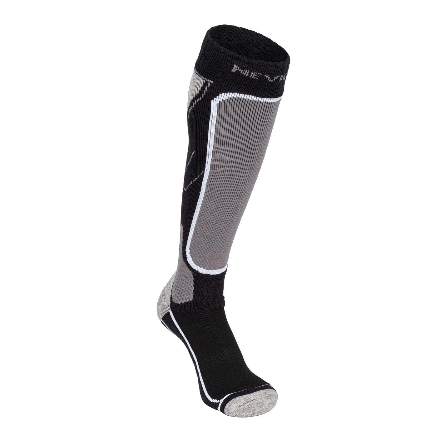 Black - Back - Nevica Childrens-Kids Meribel Ski Socks (Pack of 2)