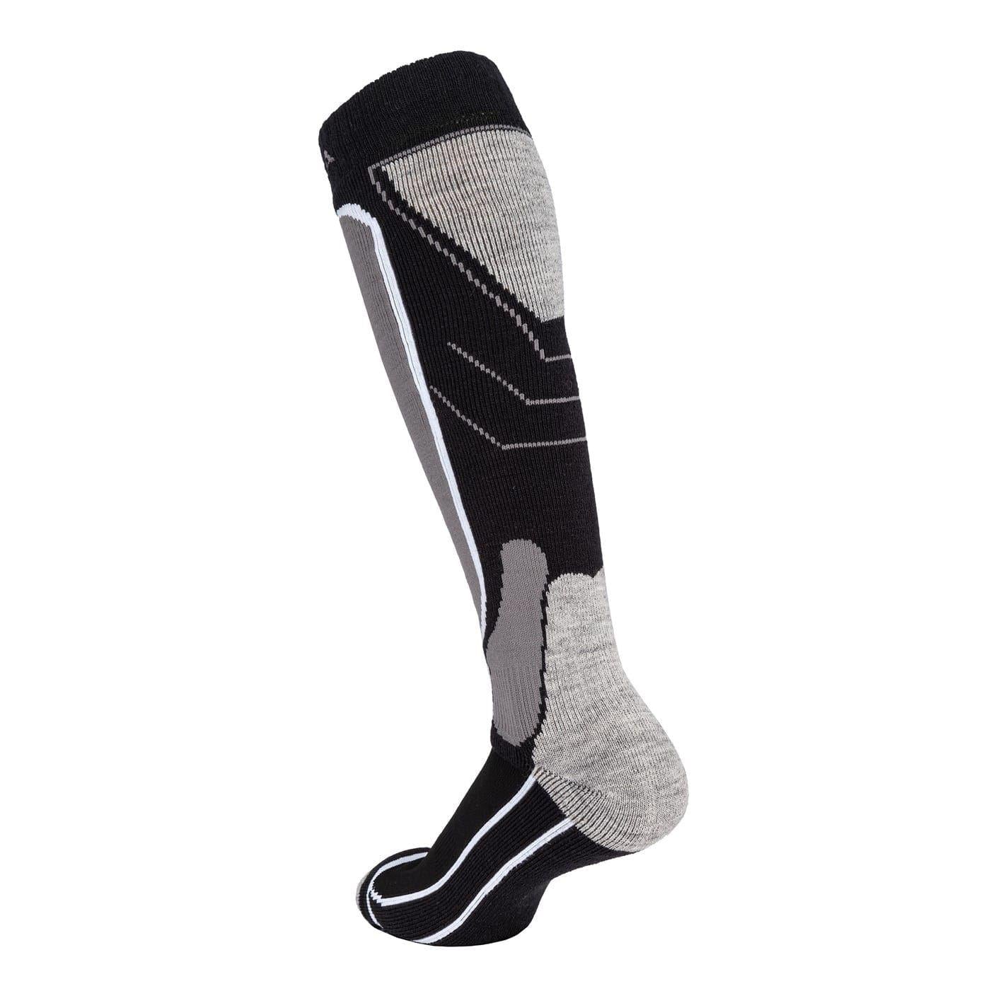 Black - Side - Nevica Childrens-Kids Meribel Ski Socks (Pack of 2)