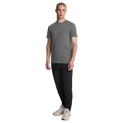 Grey - Pack Shot - Lyle & Scott Mens Martin T-Shirt