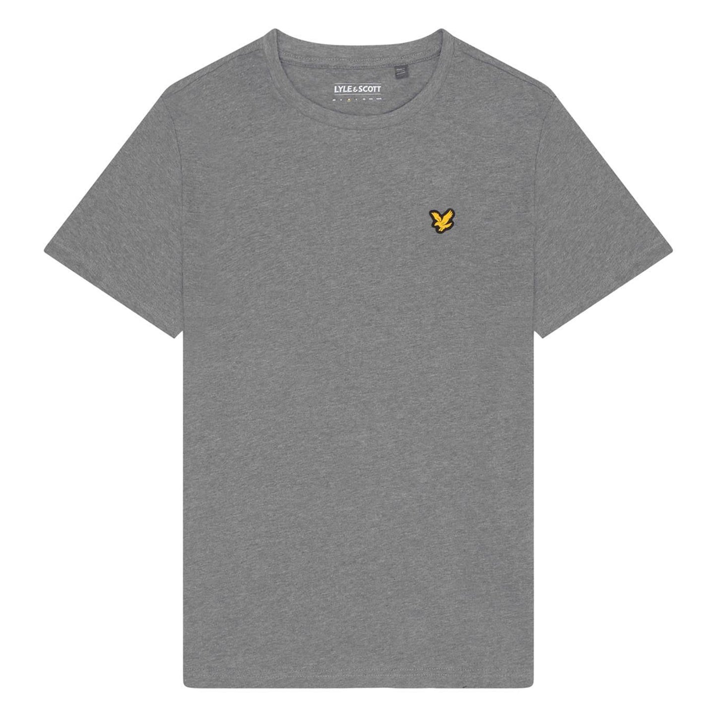 Grey - Front - Lyle & Scott Mens Martin T-Shirt
