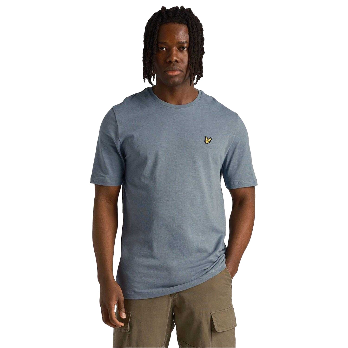 Blue - Lifestyle - Lyle & Scott Mens Slub T-Shirt