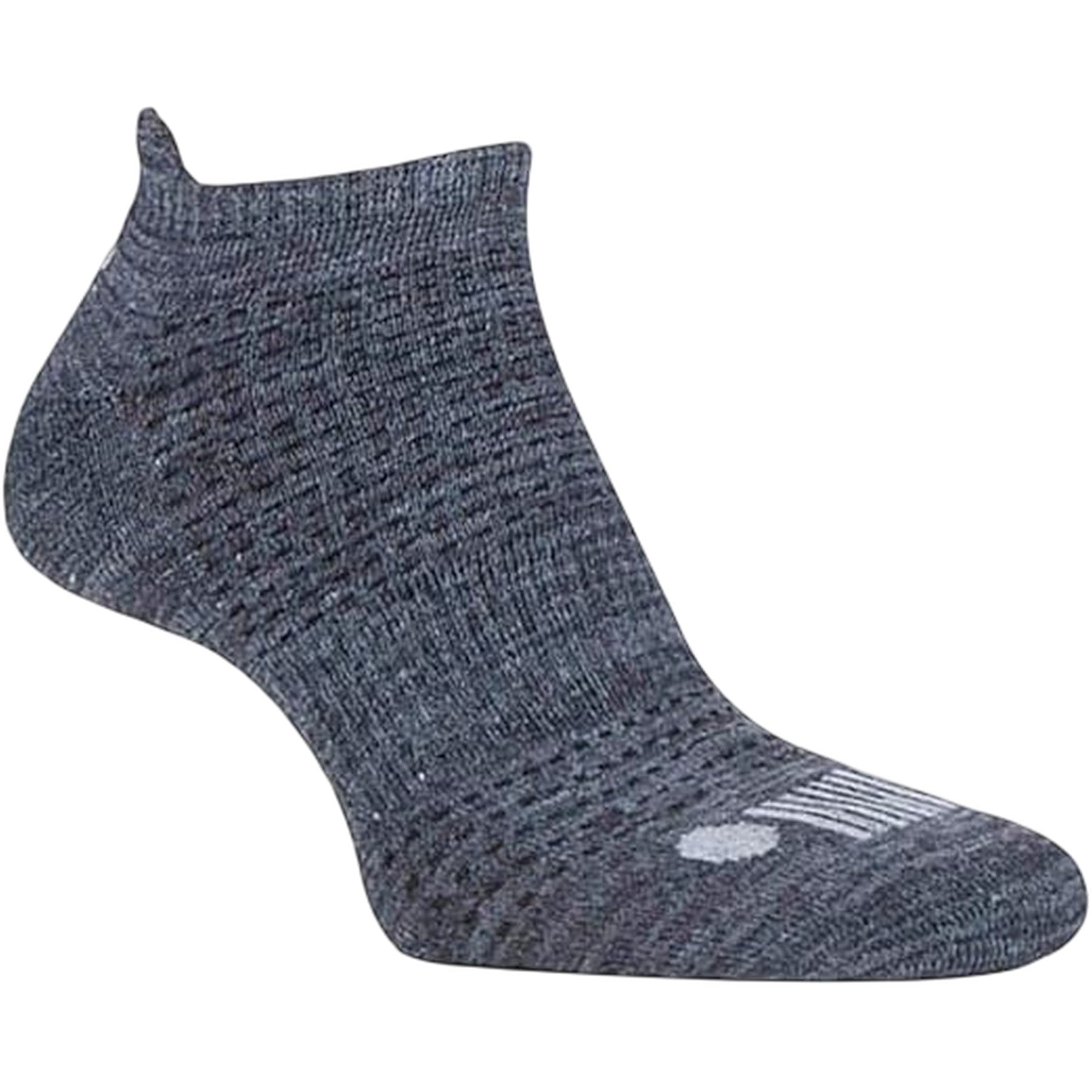 Charcoal - Back - Jeep Mens Cushioned Trainer Socks (Pack of 6)