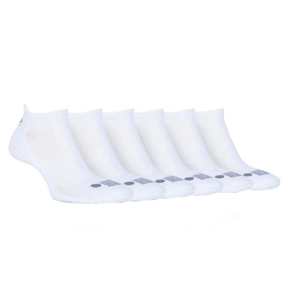 White - Front - Jeep Mens Cushioned Trainer Socks (Pack of 6)