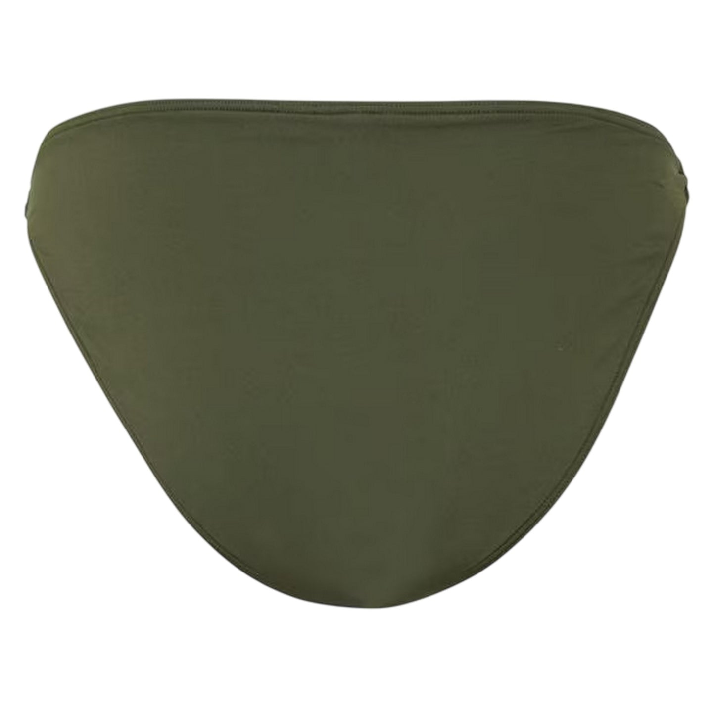 Khaki Green - Back - Biba Womens-Ladies Chain Detail High Leg Bikini Bottoms