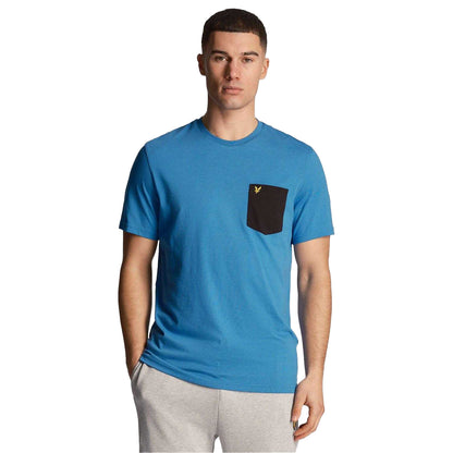 Black-Blue - Lifestyle - Lyle & Scott Mens Contrast Pocket T-Shirt