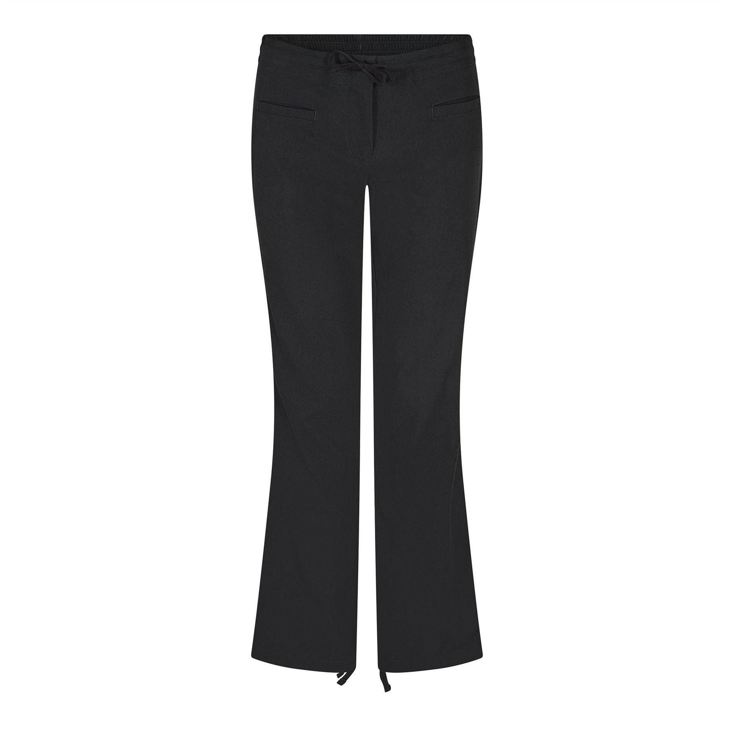 Black - Front - Puma Womens-Ladies Woven Plain Trousers