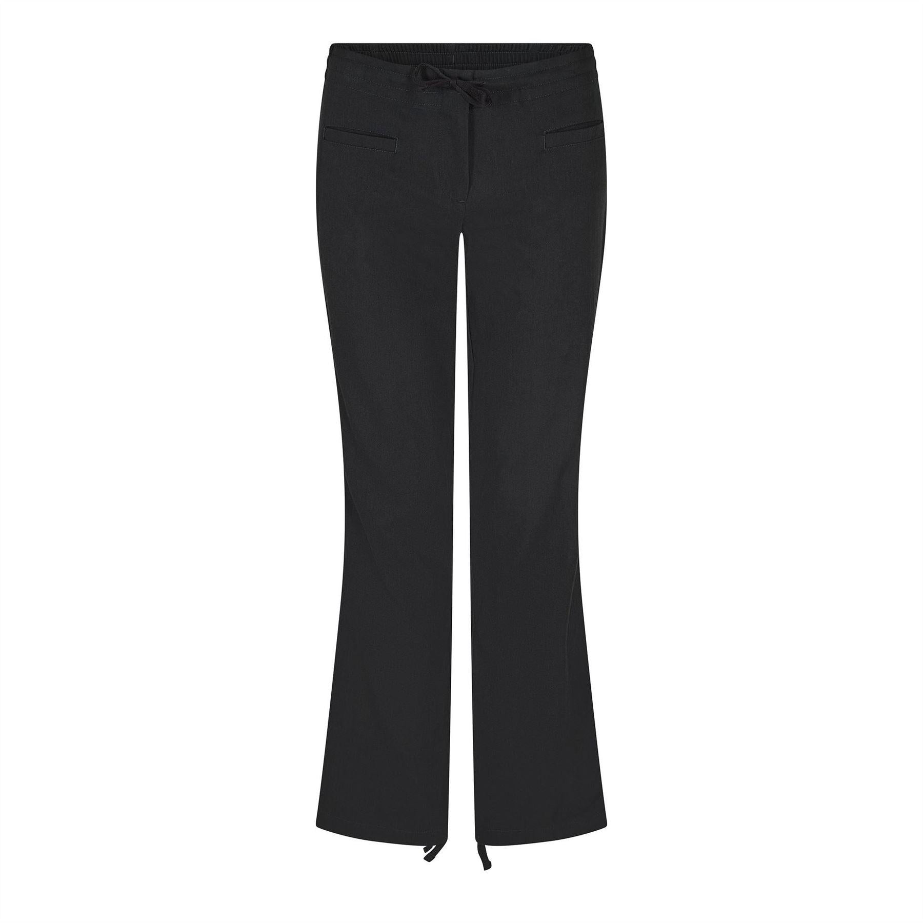 Black - Front - Puma Womens-Ladies Woven Plain Trousers
