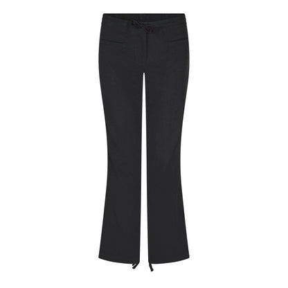Black - Front - Puma Womens-Ladies Woven Plain Trousers