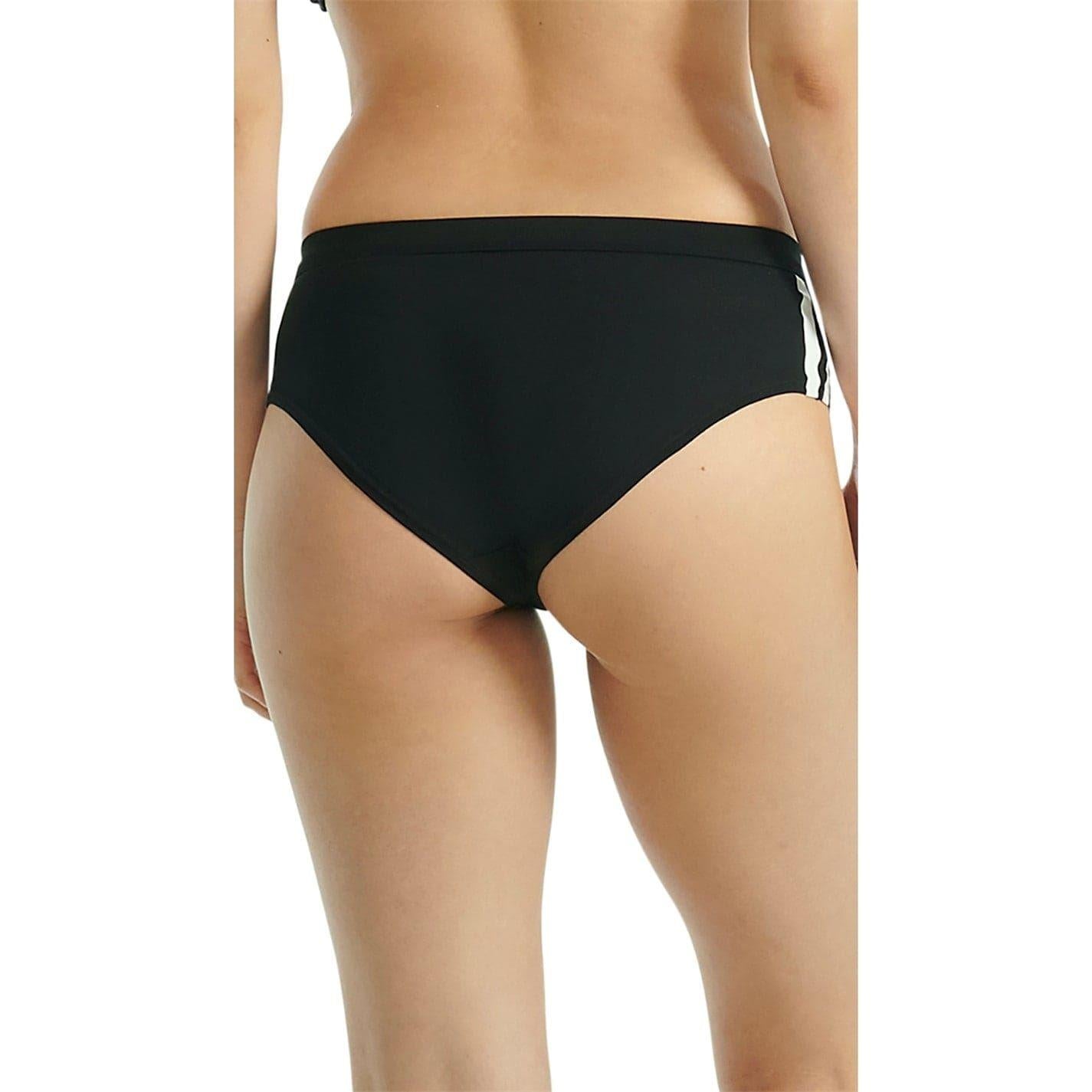 Black - Back - Adidas Womens-Ladies Essentials Hipster Active Briefs
