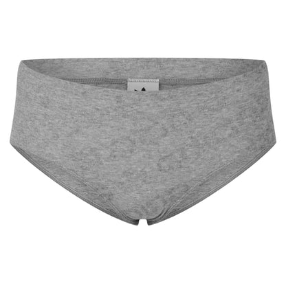 Medium Grey Heather - Front - Adidas Womens-Ladies Flex Hipster Briefs (Pack of 3)