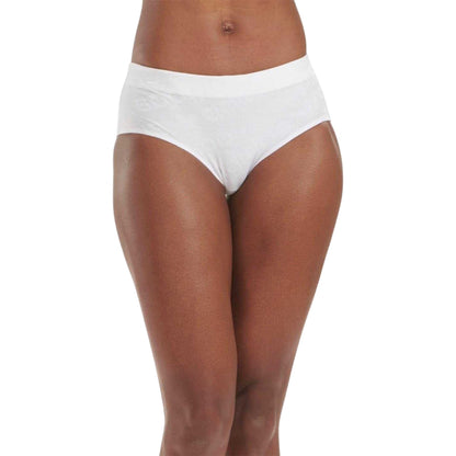 White - Front - Adidas Womens-Ladies Flex Hipster Briefs (Pack of 3)