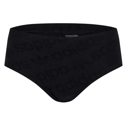 Black - Front - Adidas Womens-Ladies Flex Hipster Briefs (Pack of 3)