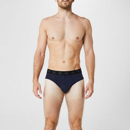 Charcoal-Grey-Black-Navy - Lifestyle - Giorgio Mens Essential Briefs (Pack of 5)